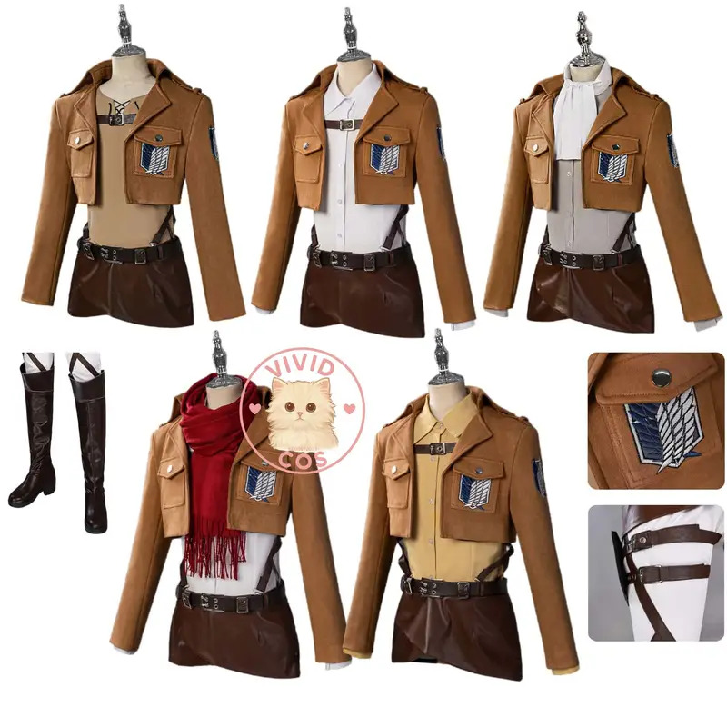 Kostum cosplay Attack on Titan - Attack Titan Cloak ulasan dan harga