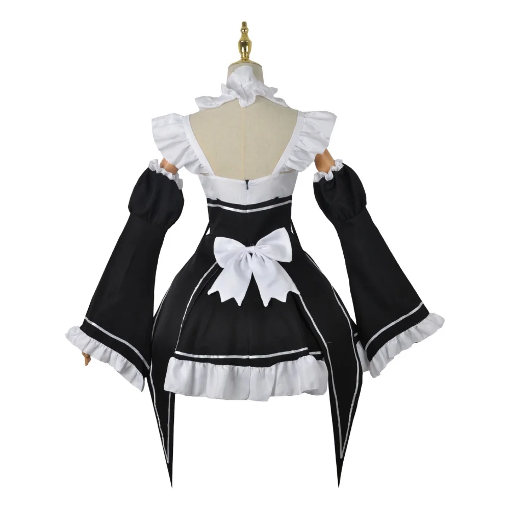Kostum Cosplay Anime Ram Rem M - Anime Cosplay Live ulasan dan harga