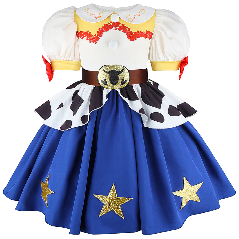Gaun Koboi Anak Perempuan Moti - Anime Cosplay Toddler ulasan dan harga