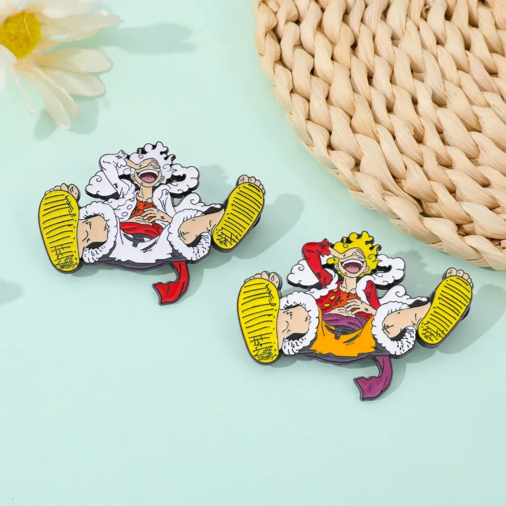 2 Buah Bros Anime, Pin Enamel  - Anime Cosplay Luffy ulasan dan harga