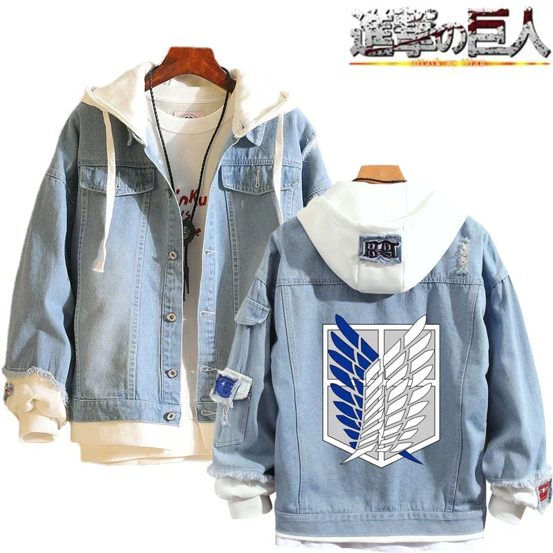 Jaket Denim 2026 Kemeja Cospla - Attack Titan Cloak ulasan dan harga