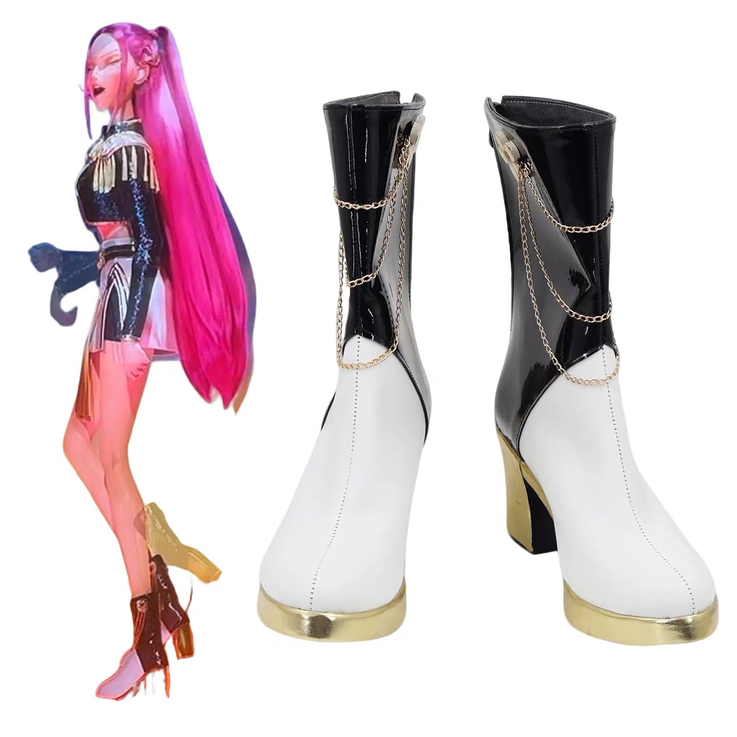 Sepatu Zoey Mira Rumi Hitam Em - Anime Zoey Cosplay ulasan dan harga